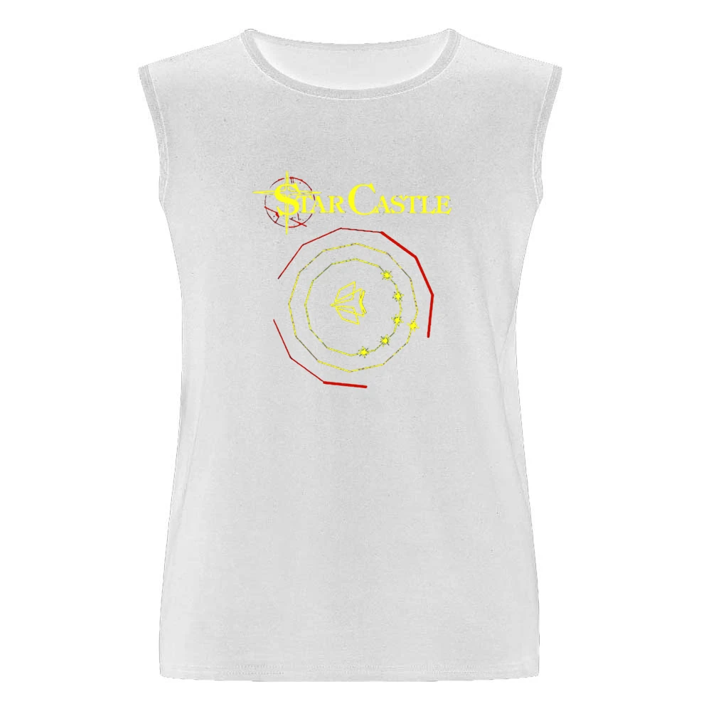 Star Castle Video Game Retro 80s Men Sleeveless T-Shirt