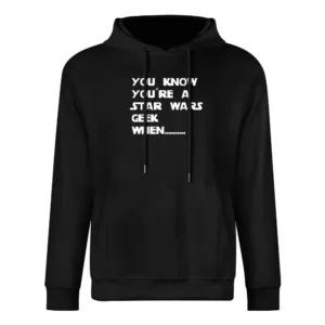 Star wars geek movies funny European Size Men Hoodie