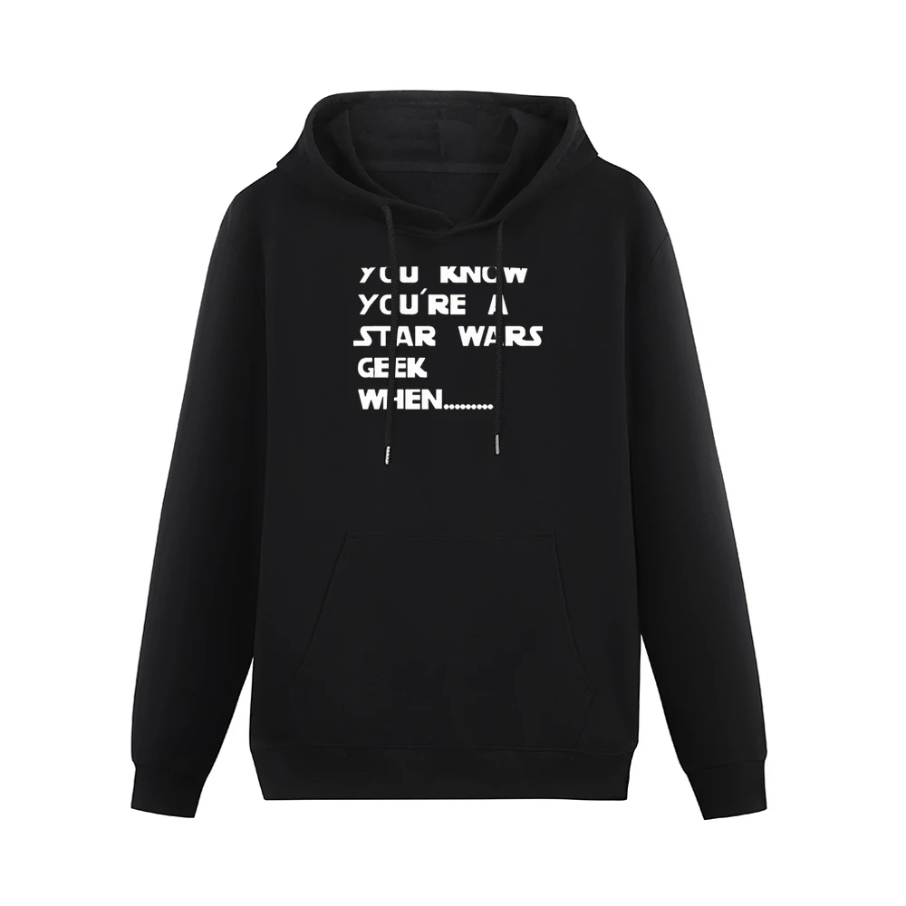Star wars geek movies funny Men Hoodie With Pocket