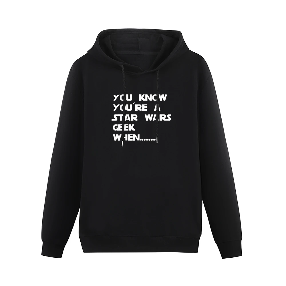 Star wars geek movies funny Men Hoodie Without Pocket
