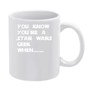 Star wars geek movies funny White Mug