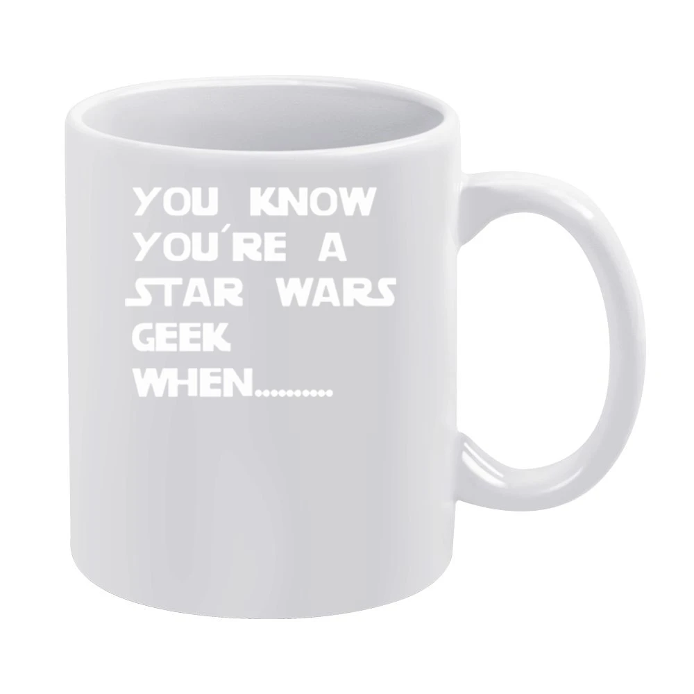 Star wars geek movies funny White Mug