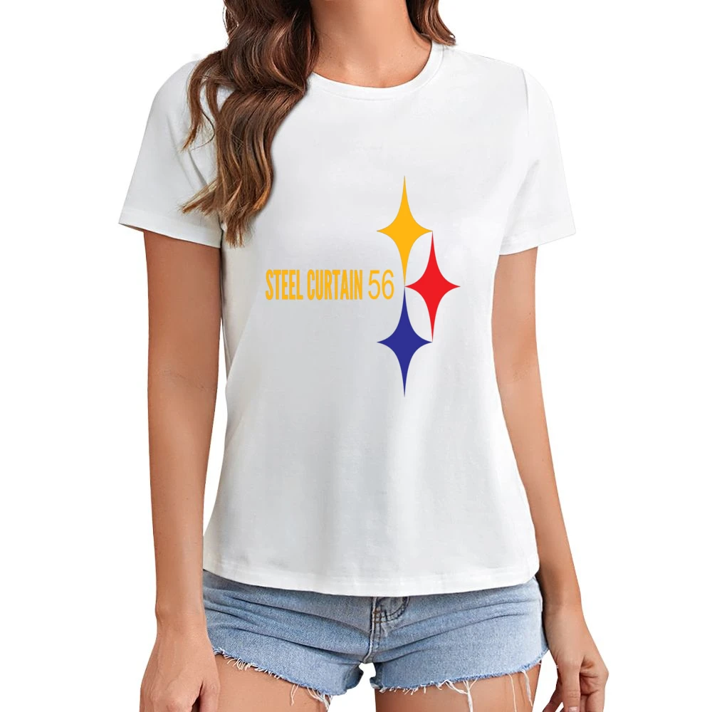 Steel Curtain 56 Asian Size Women Ladies T-shirt
