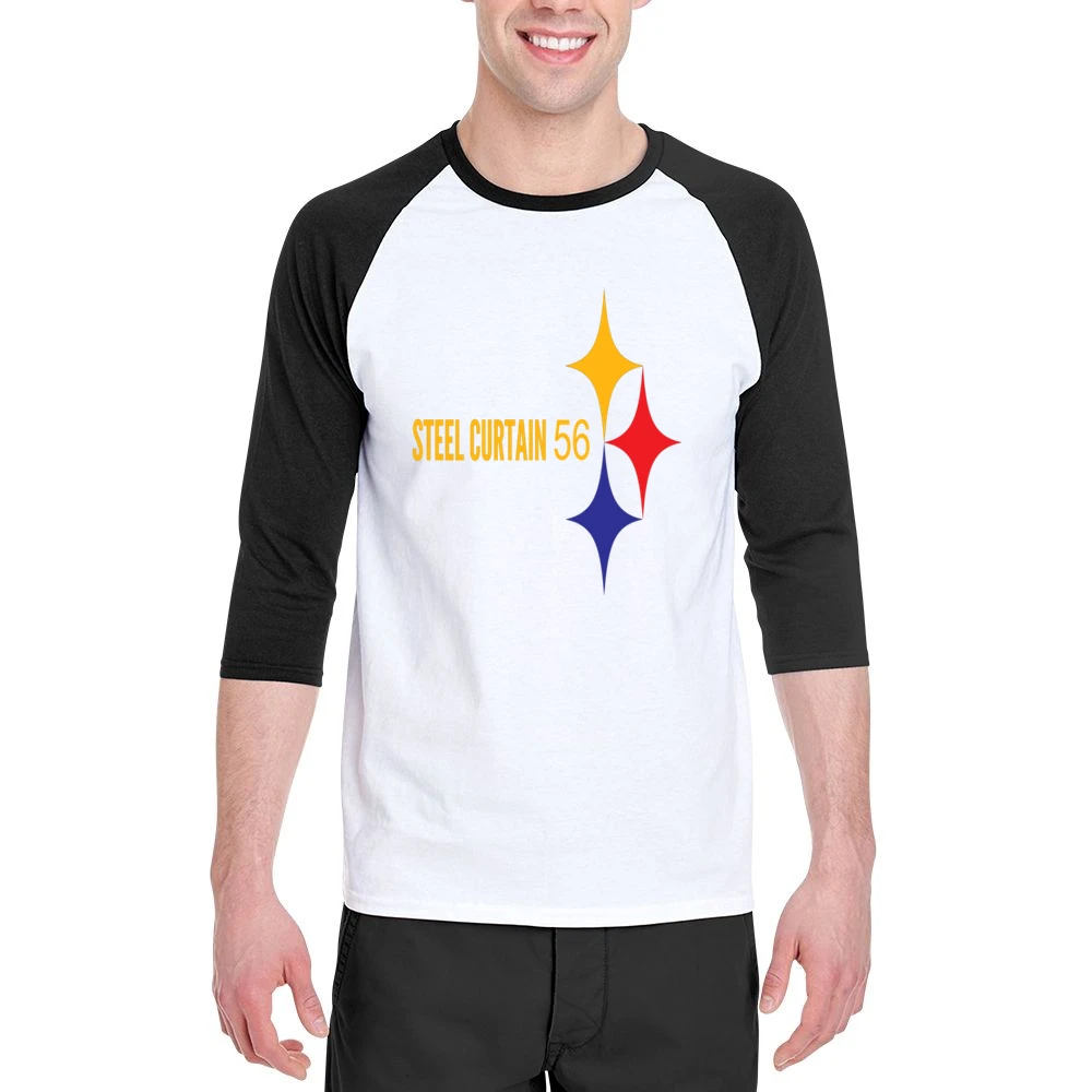 Steel Curtain 56 Men 3/4 Sleeve T-Shirt