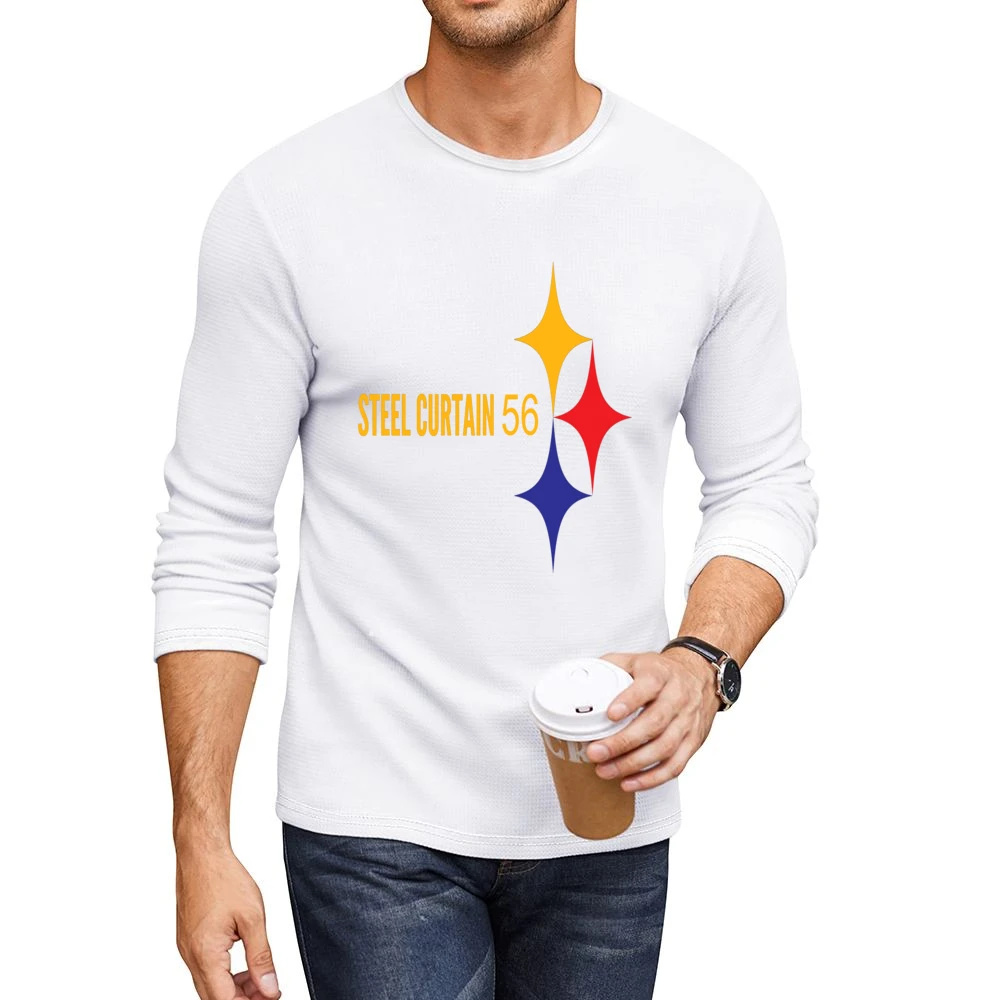 Steel Curtain 56 Men CrewNeck Long Sleeve T-Shirt