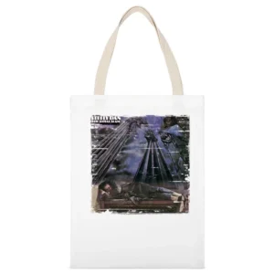 Steely Dan The Royal Scam Album Cover Distressed Image White Canvas Tote Shopping Bag