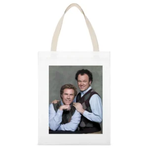 Step Brothers Tshirt Will Ferrel John C Reilly Tshirt (All Sizes And C White Canvas Tote Shopping Bag