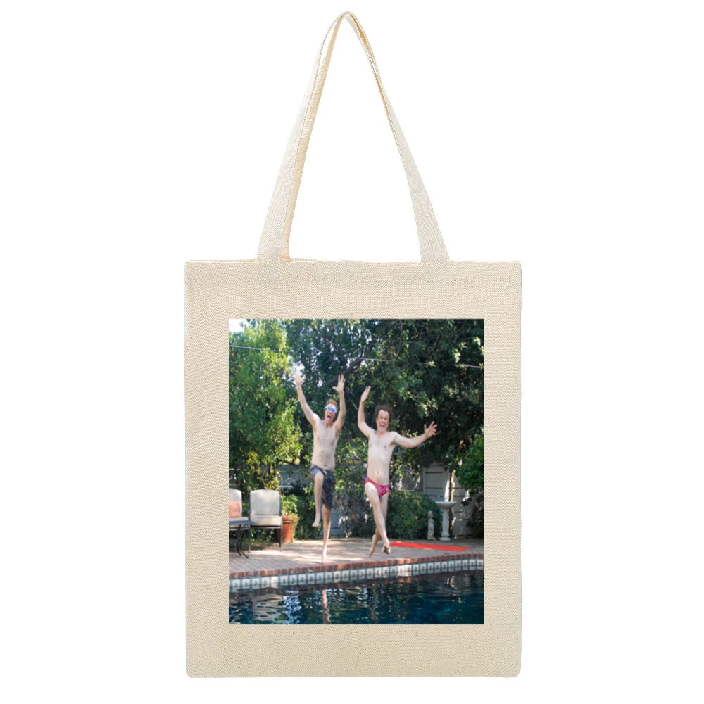 Step Brothers Will Farrel John C Reilly Tshirt (All Colors And Styles Beige Canvas Tote Shopping Bag