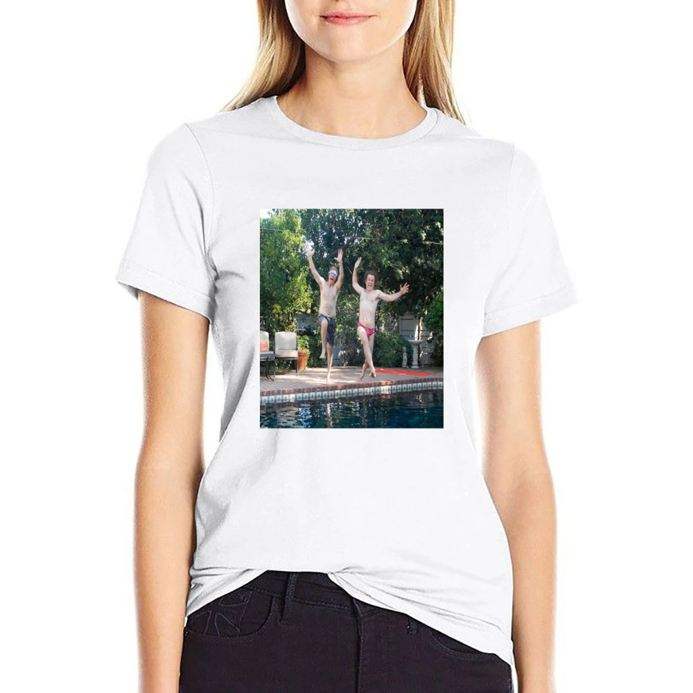 Step Brothers Will Farrel John C Reilly Tshirt (All Colors And Styles US Size Women Ladies T-shirt