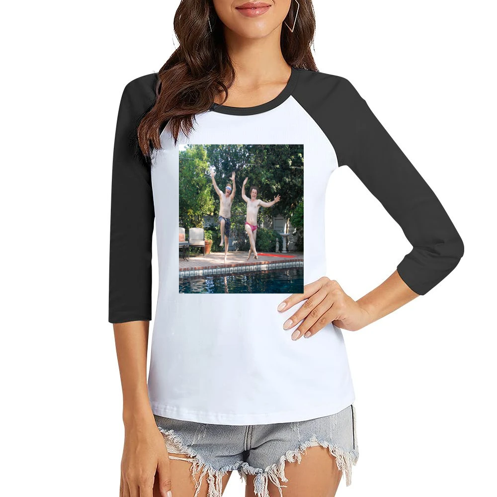 Step Brothers Will Farrel John C Reilly Tshirt (All Colors And Styles Women Ladies 3-4 Sleeve T-Shirt