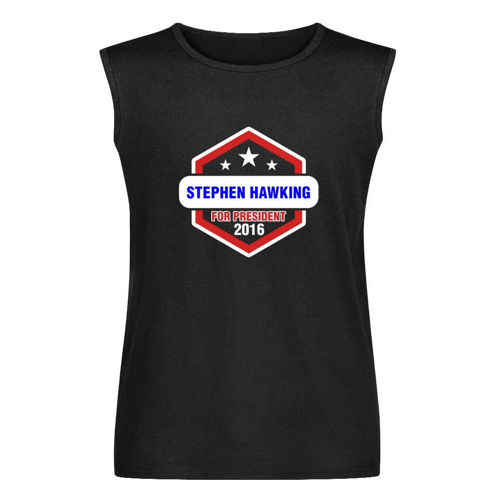 Stephen Hawking For President 2016 Futurama TV Show Men Sleeveless T-Shirt
