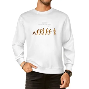Stop Following Me Evolution European Size Pullover Sweater