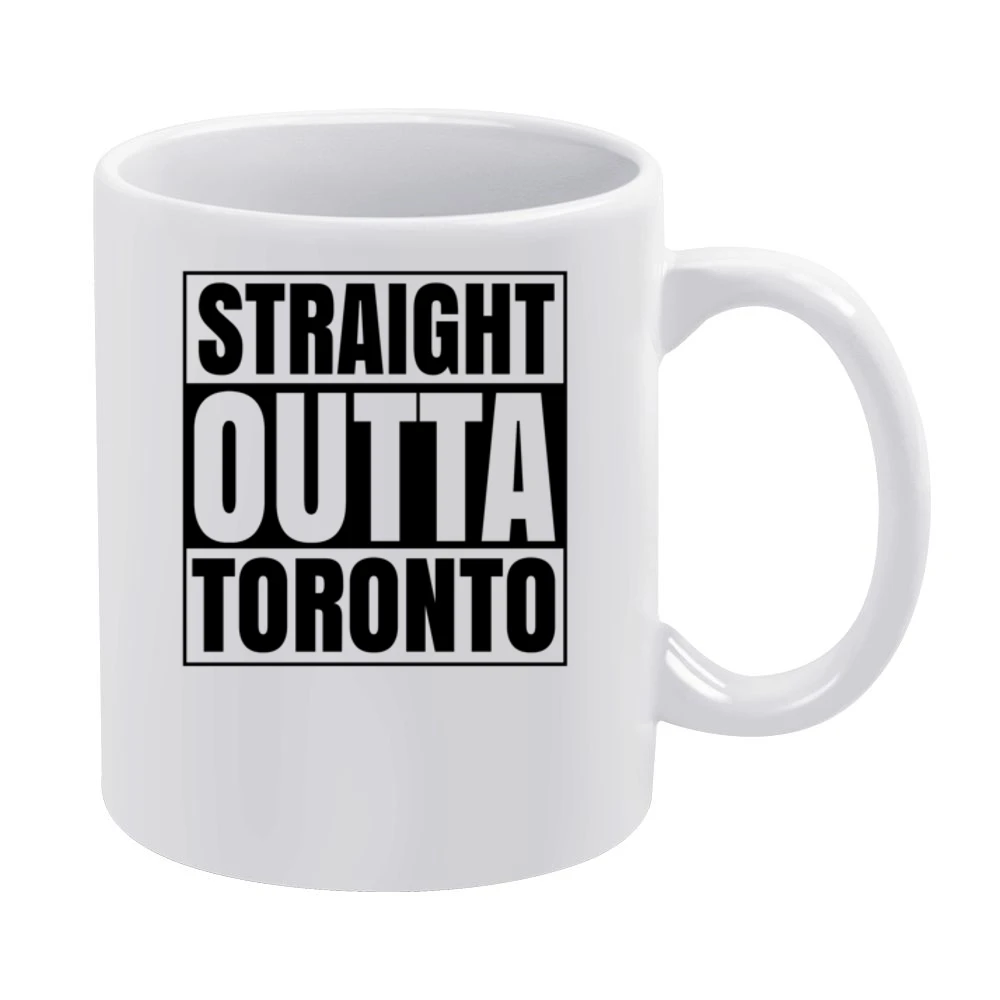Straight Out Of Toronto Tshirt White Mug