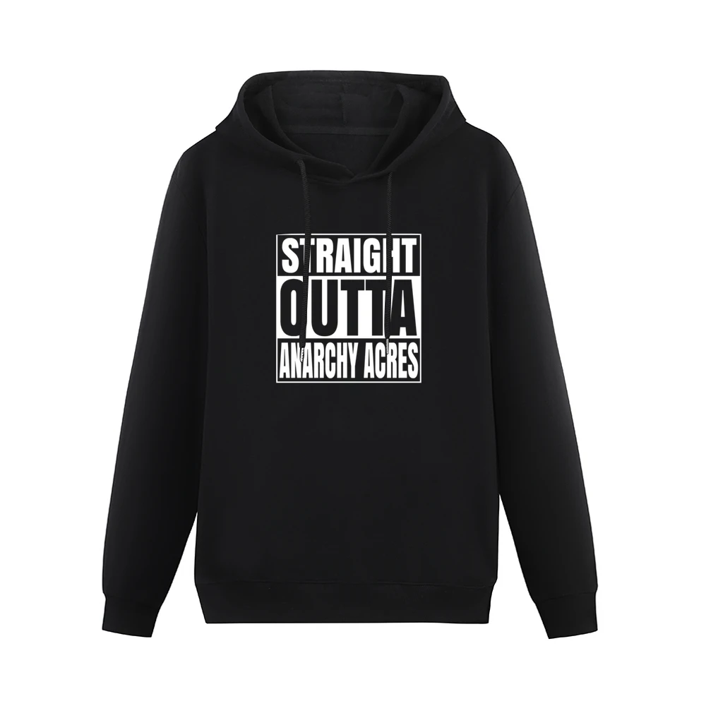 Straight Outta Anarchy Acres Fortnite Battle Royale Funny Video Game T Men Hoodie Without Pocket