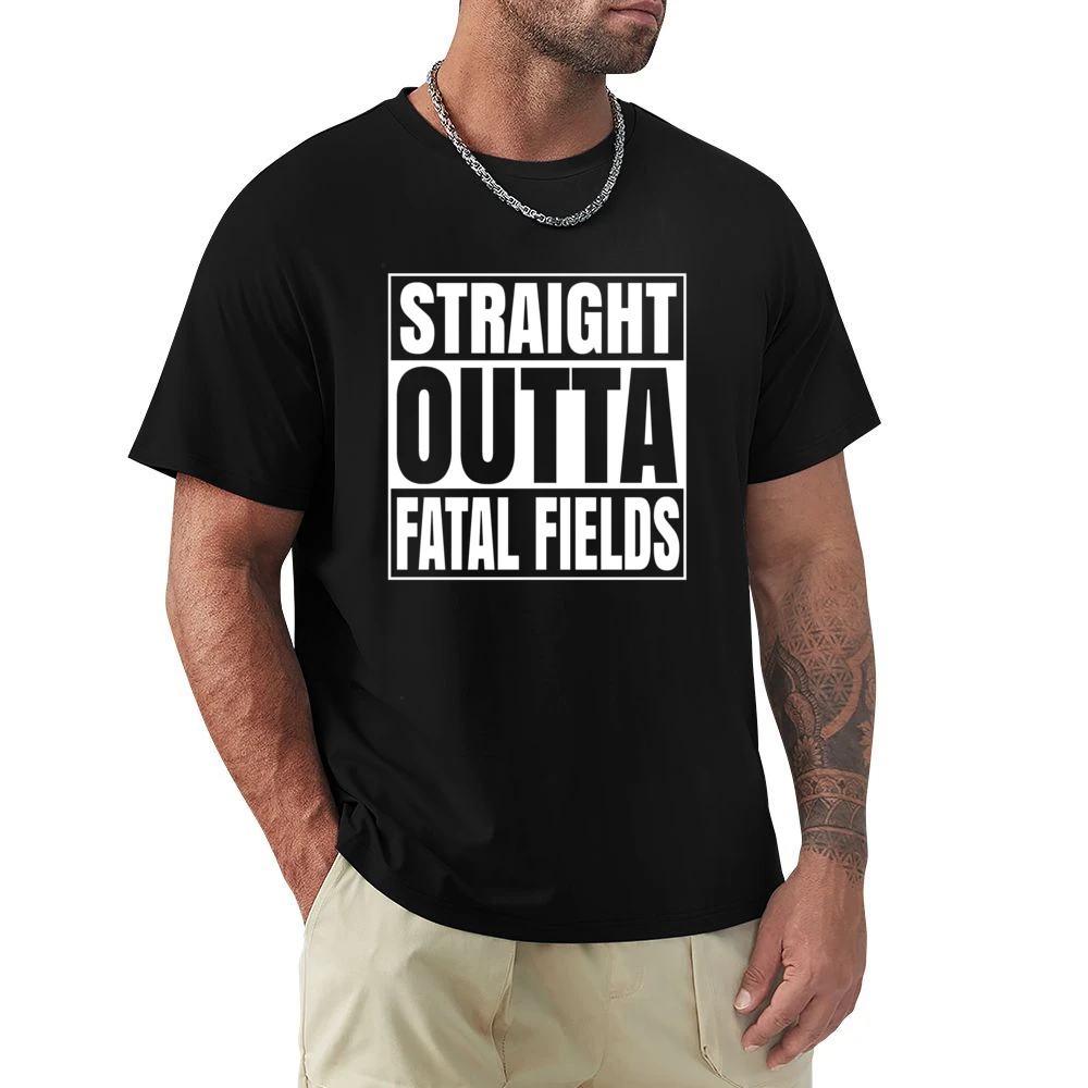 Straight Outta Fatal Fields Fortnite Battle Royale Funny Video Game T Premium Men T-shirt