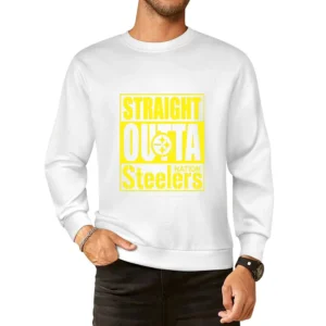 Straight Outta Pittsburgh Football Nation European Size Pullover Sweater