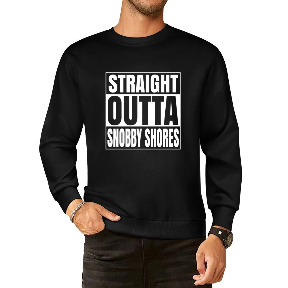 Straight Outta Snobby Shores Fortnite Battle Royale Funny Video Game T European Size Pullover Sweater