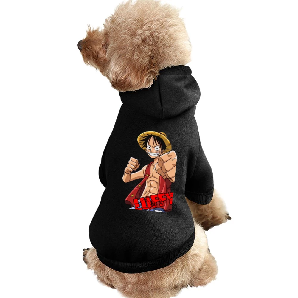 Strawhat pirates captain monkey d luffy One Piece manga rubber gomu fr Pet Apparel Clothes