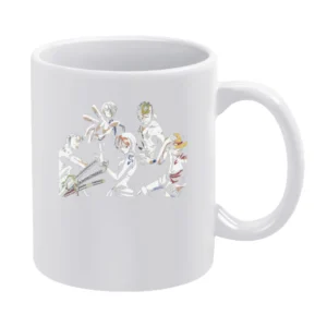 Strawhat pirates early member Monkey D Luffy Roronoa Zoro Usop Sanji N White Mug