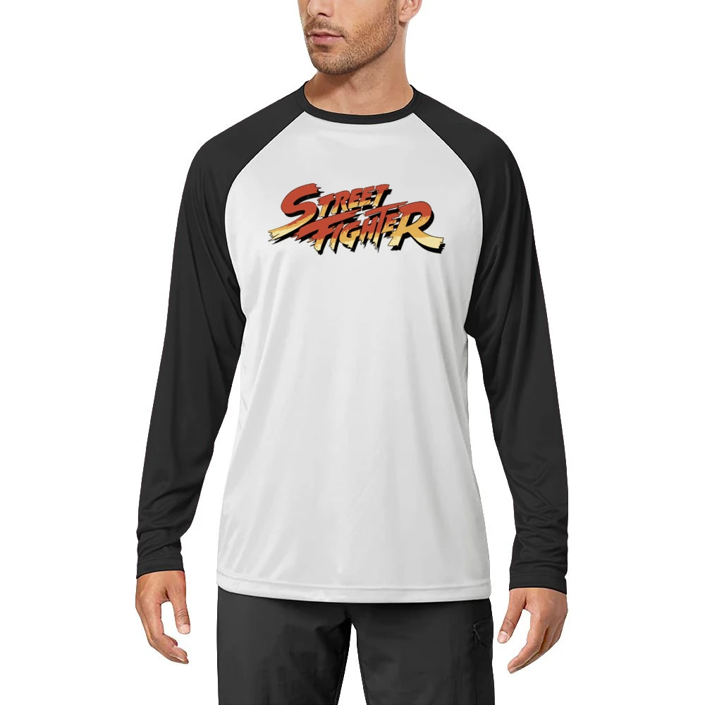 Street Fighter Retro Video Game 80s Men Long Sleeve T-Shirt