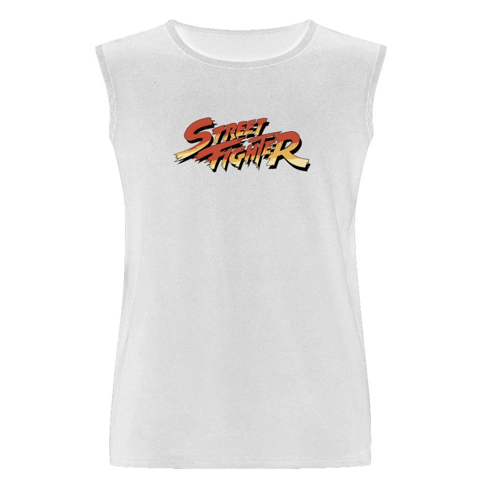 Street Fighter Retro Video Game 80s Men Sleeveless T-Shirt