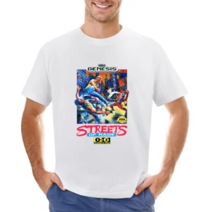 Streets Of Rage Sega Genesis Old School Retro Video Game Fan Distresse Asian Size Men T-Shirt