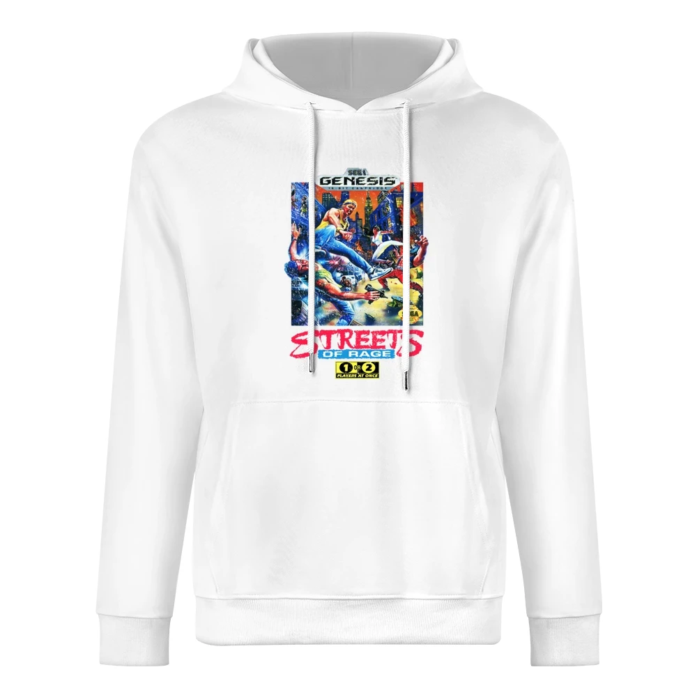 Streets Of Rage Sega Genesis Old School Retro Video Game Fan Distresse European Size Men Hoodie