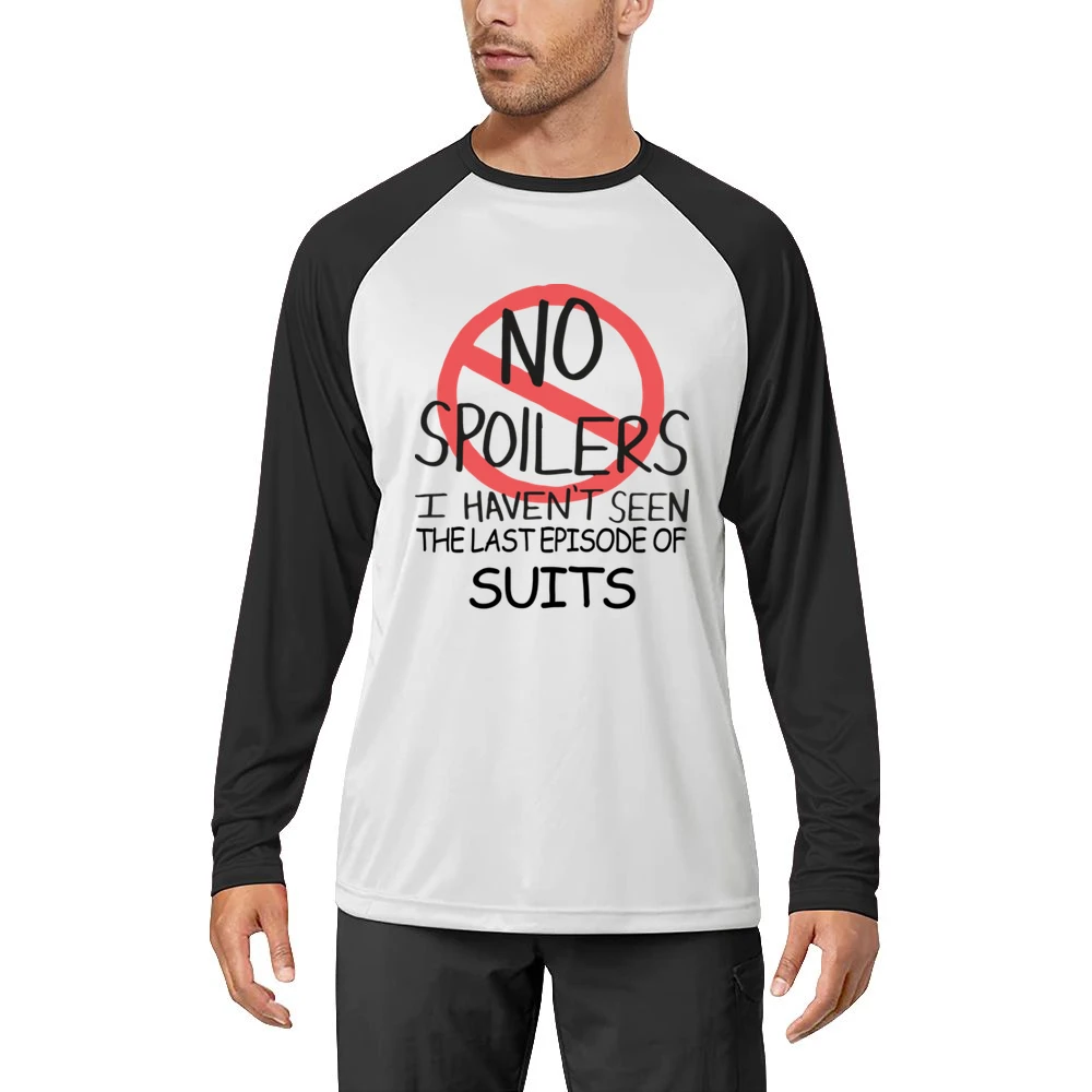 Suits No Spoilers Last Episode Tv Funny Men Long Sleeve T-Shirt