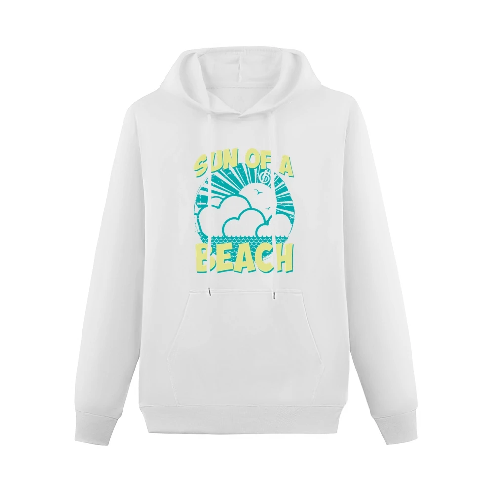Sun Of A Beach Fun Cool Retro Vintage Style Cool Graphic Summer Tee Sh Men Hoodie With Pocket