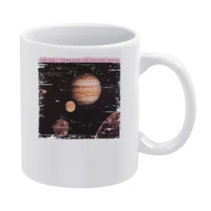 Sun Ra Strange Celestial Road Album Cover Distressed Image White Mug