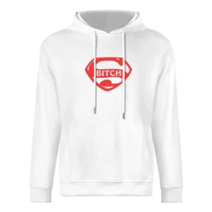 Super Bicth parody superman European Size Men Hoodie