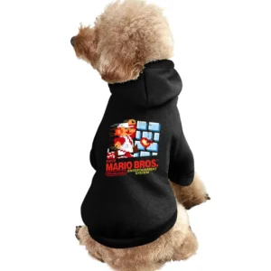 Super Mario Bros Nes Nintendo Old School Retro Video Game Fan Distress Pet Apparel Clothes