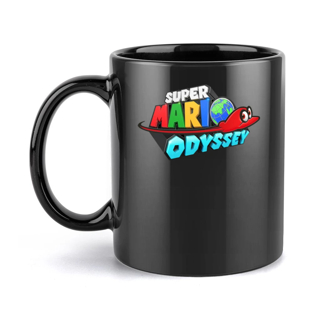 Super Mario Odyssey Nintendo Switch New Video Game Fan Black Mug