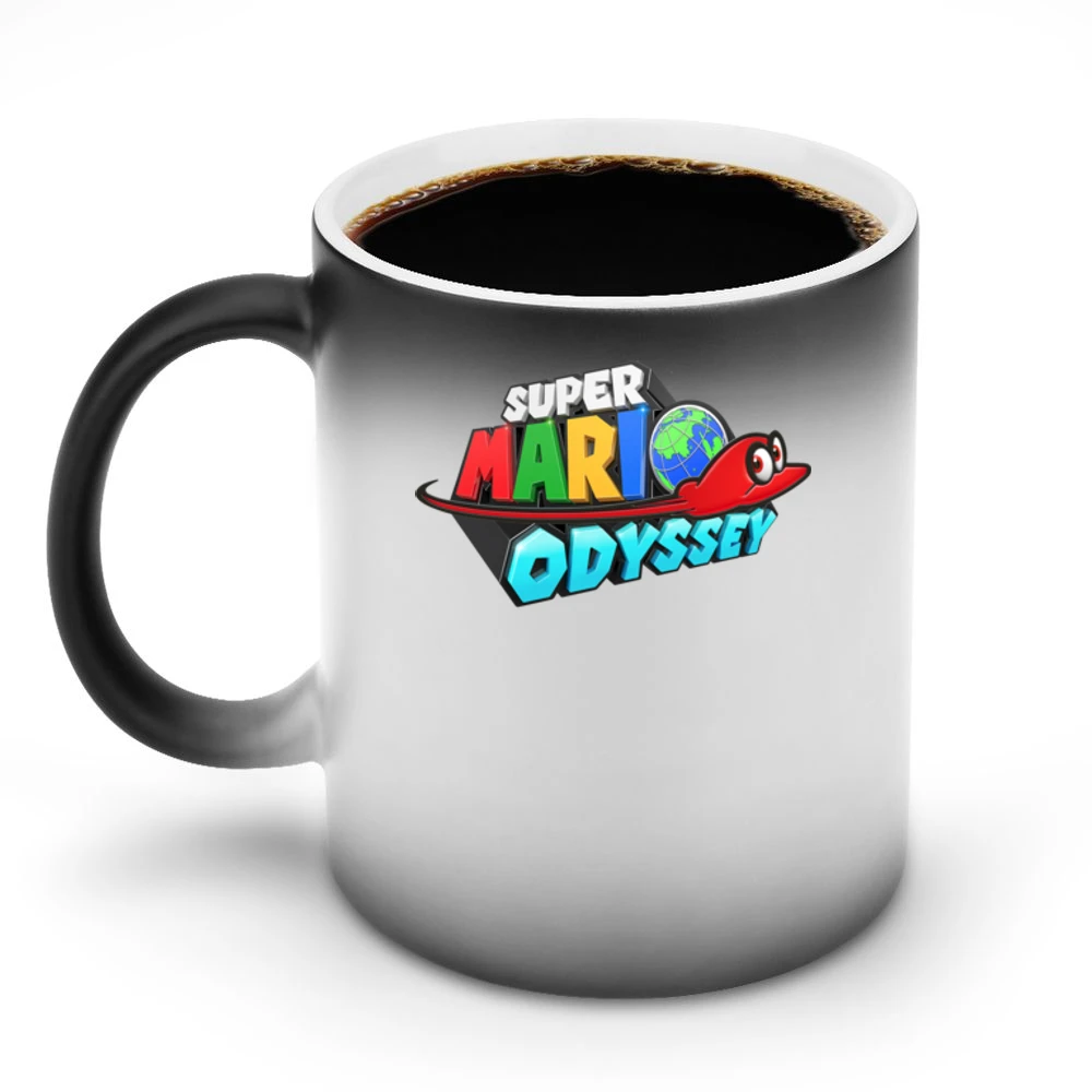 Super Mario Odyssey Nintendo Switch New Video Game Fan Discoloration Mug