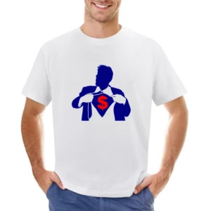 Super buck $ - men with suit Asian Size Men T-Shirt