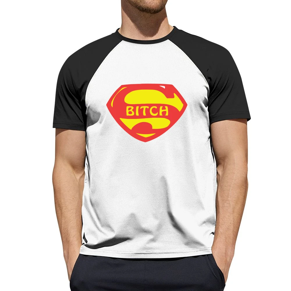 Super hero bitch funny parody Men Short Sleeve T-Shirt