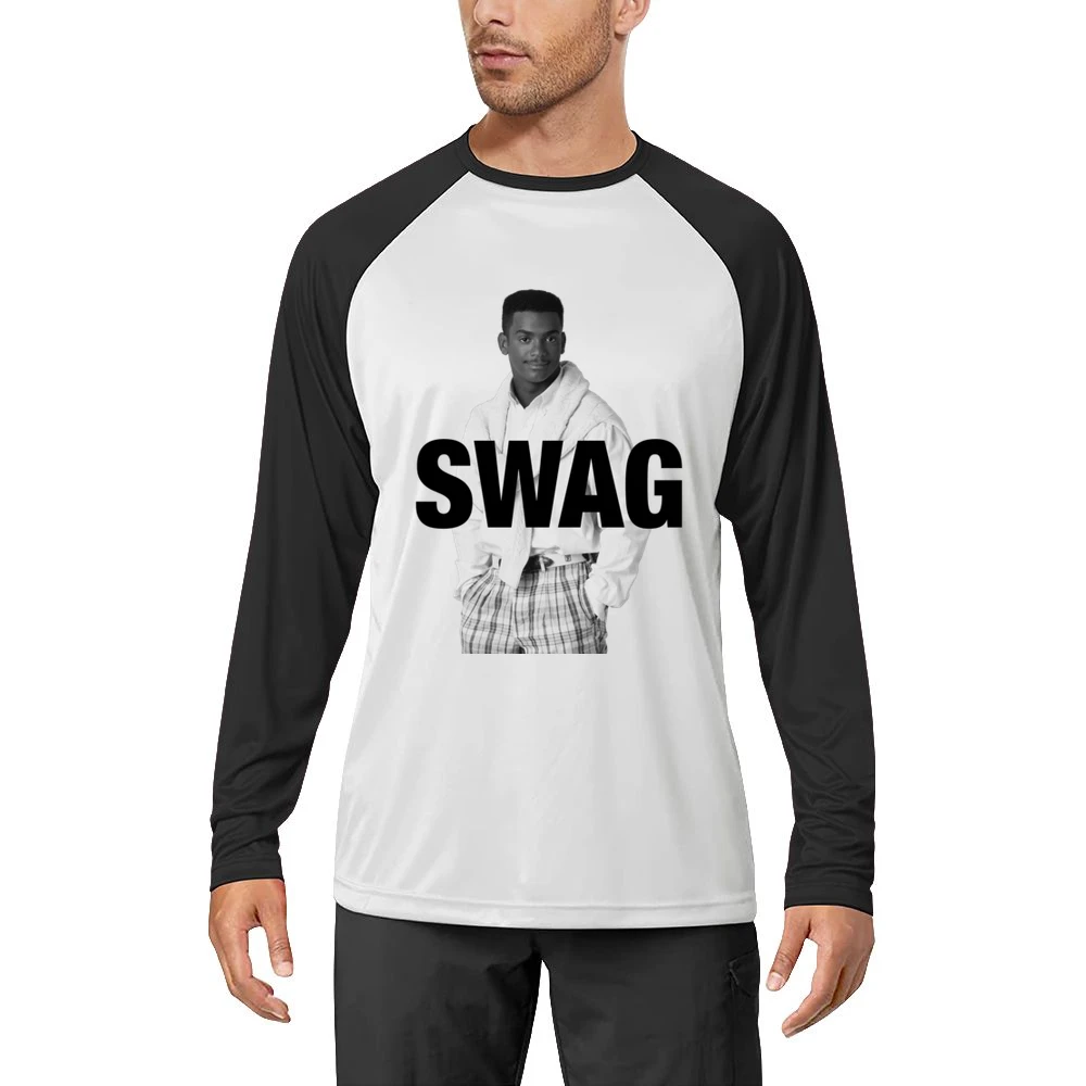 Swag Alfonso Ribeiro As Carlton Banks Funny Fresh Prince Of Bel Air Gr Men Long Sleeve T-Shirt