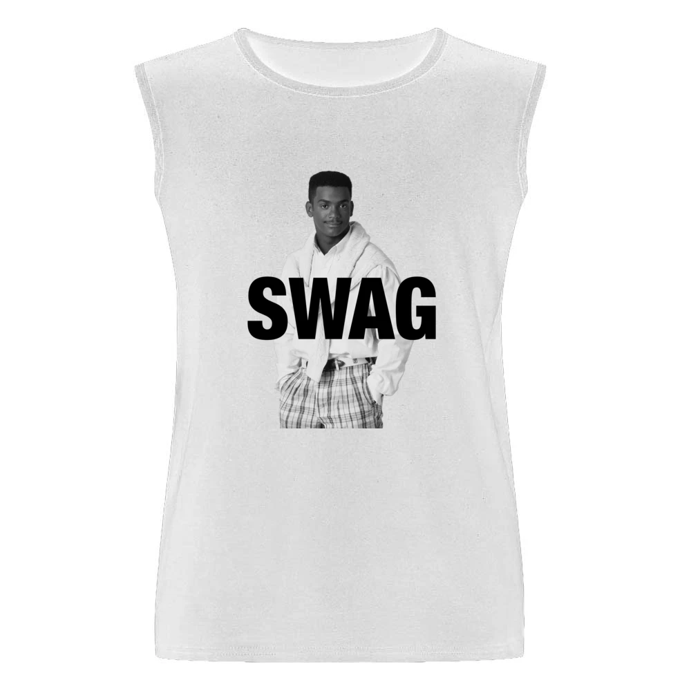 Swag Alfonso Ribeiro As Carlton Banks Funny Fresh Prince Of Bel Air Gr Men Sleeveless T-Shirt