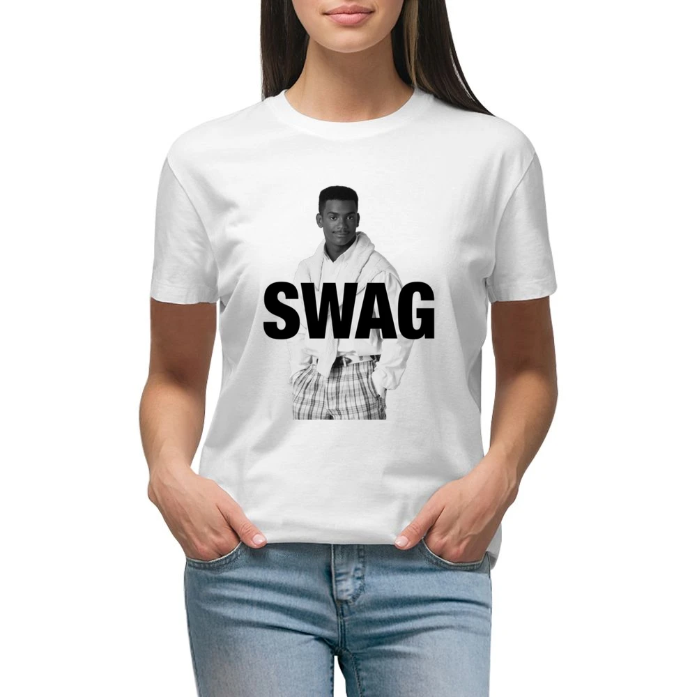 Swag Alfonso Ribeiro As Carlton Banks Funny Fresh Prince Of Bel Air Gr Premium Women Ladies T-shirt