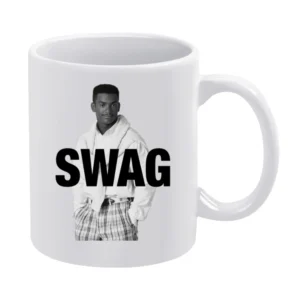 Swag Alfonso Ribeiro As Carlton Banks Funny Fresh Prince Of Bel Air Gr White Mug