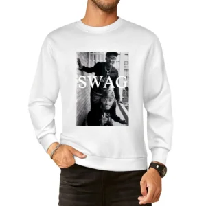 Swag Vintage Will Smith Fresh Prince Cool Urban Hip Hop Graphic T Shir European Size Pullover Sweater