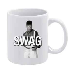 Swag Will Smith Fresh Prince Of Bel Air Funny TV Show Graphic White Mug