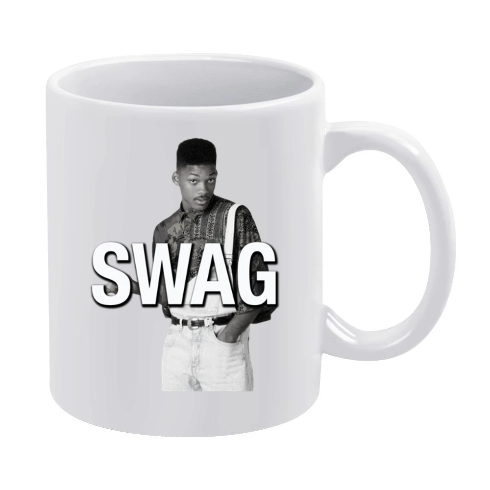 Swag Will Smith Fresh Prince Of Bel Air Funny TV Show Graphic White Mug