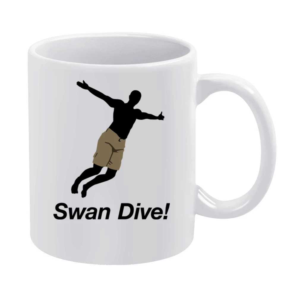 Swan Dive Old Spice Guy White Mug