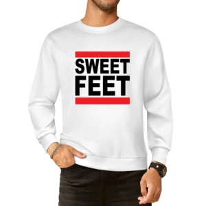 Sweet Feet James White New England Football European Size Pullover Sweater