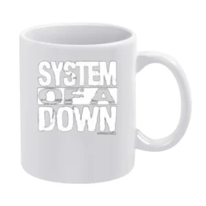 System of A Down White Mug
