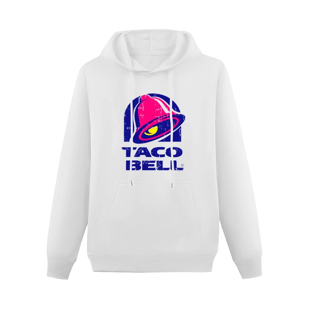 Taco Bell Fast Food Restaurant Distressed Look Men Hoodie With Pocket