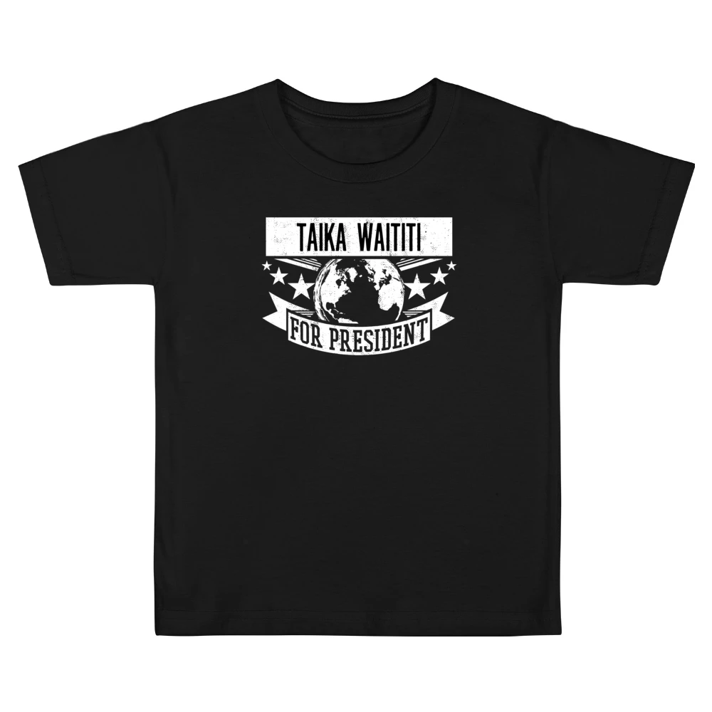 Taika Waititi For President Funny New Zealand Movie Director Kids Boys Girls T-Shirt