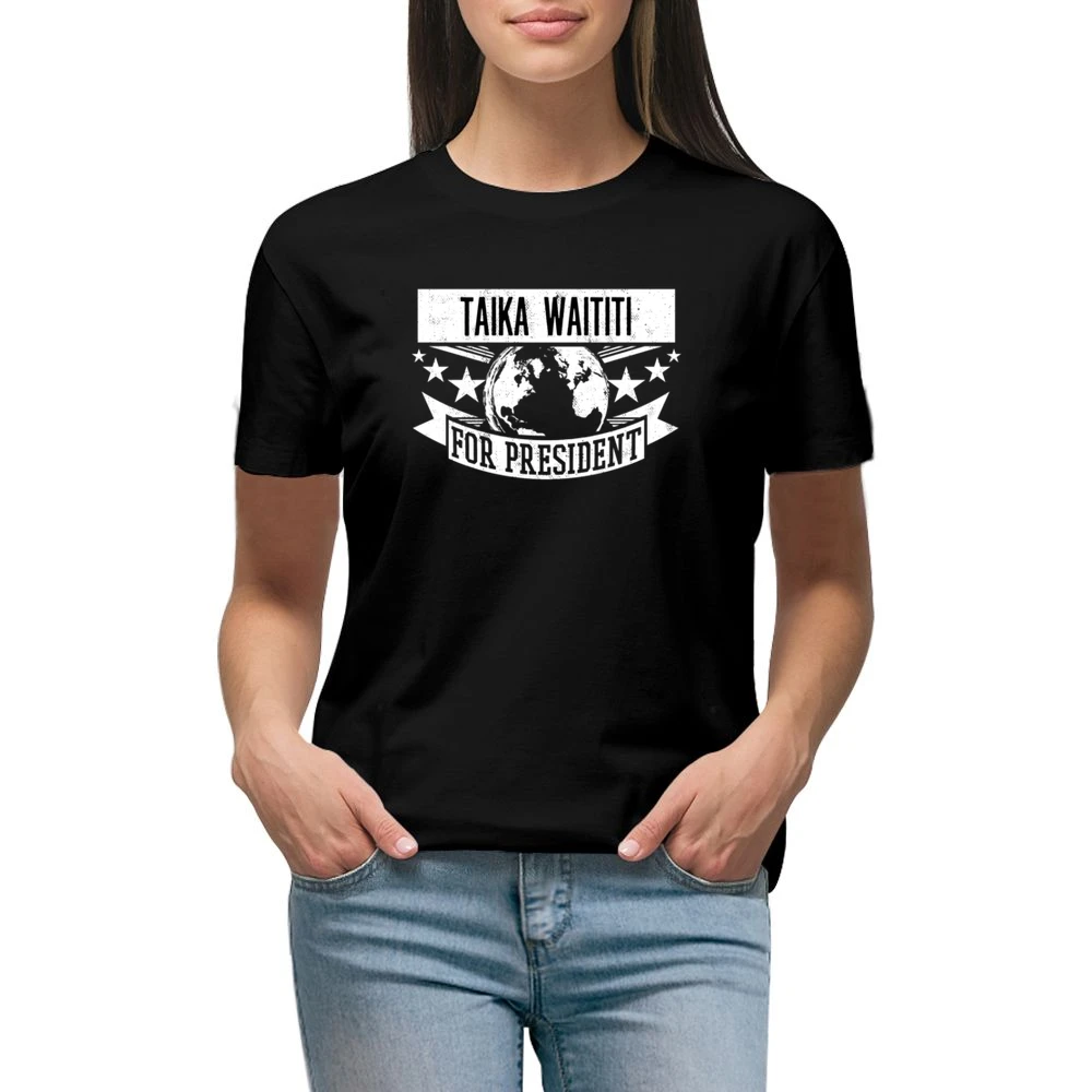 Taika Waititi For President Funny New Zealand Movie Director Premium Women Ladies T-shirt