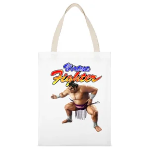 Taka Arashi Virtua Fighter Arcade Fighting Retro Video Game Character White Canvas Tote Shopping Bag